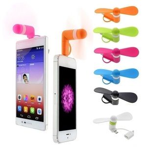 Bundle 2 Travel Portable Cell Phone Mini Fans